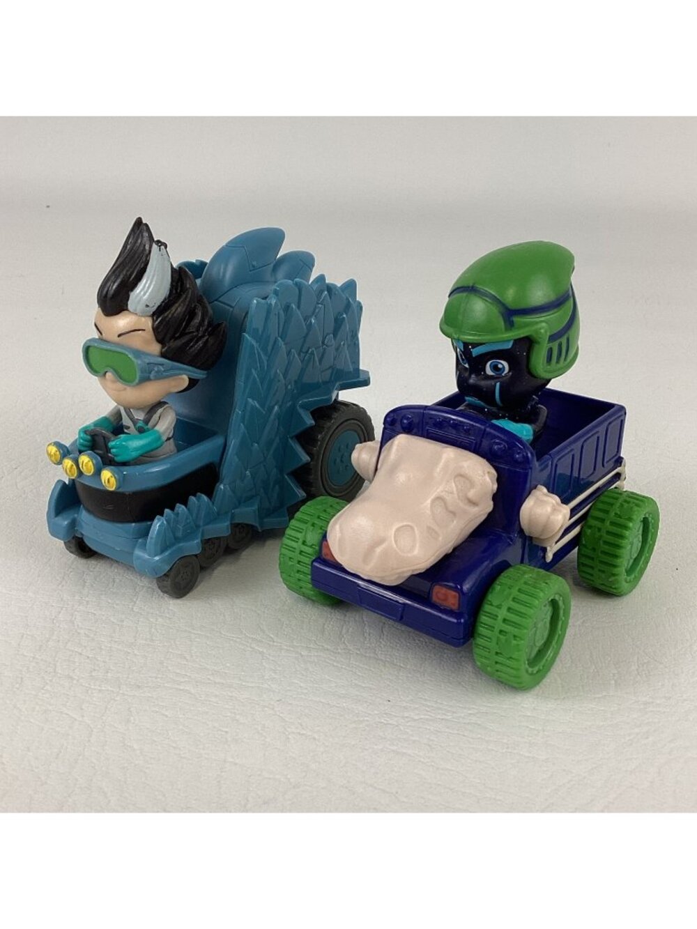PJ Masks Dino Trouble Mini Dinosaur Rolling Racers Vehicle Romeo Night Ninja Lot